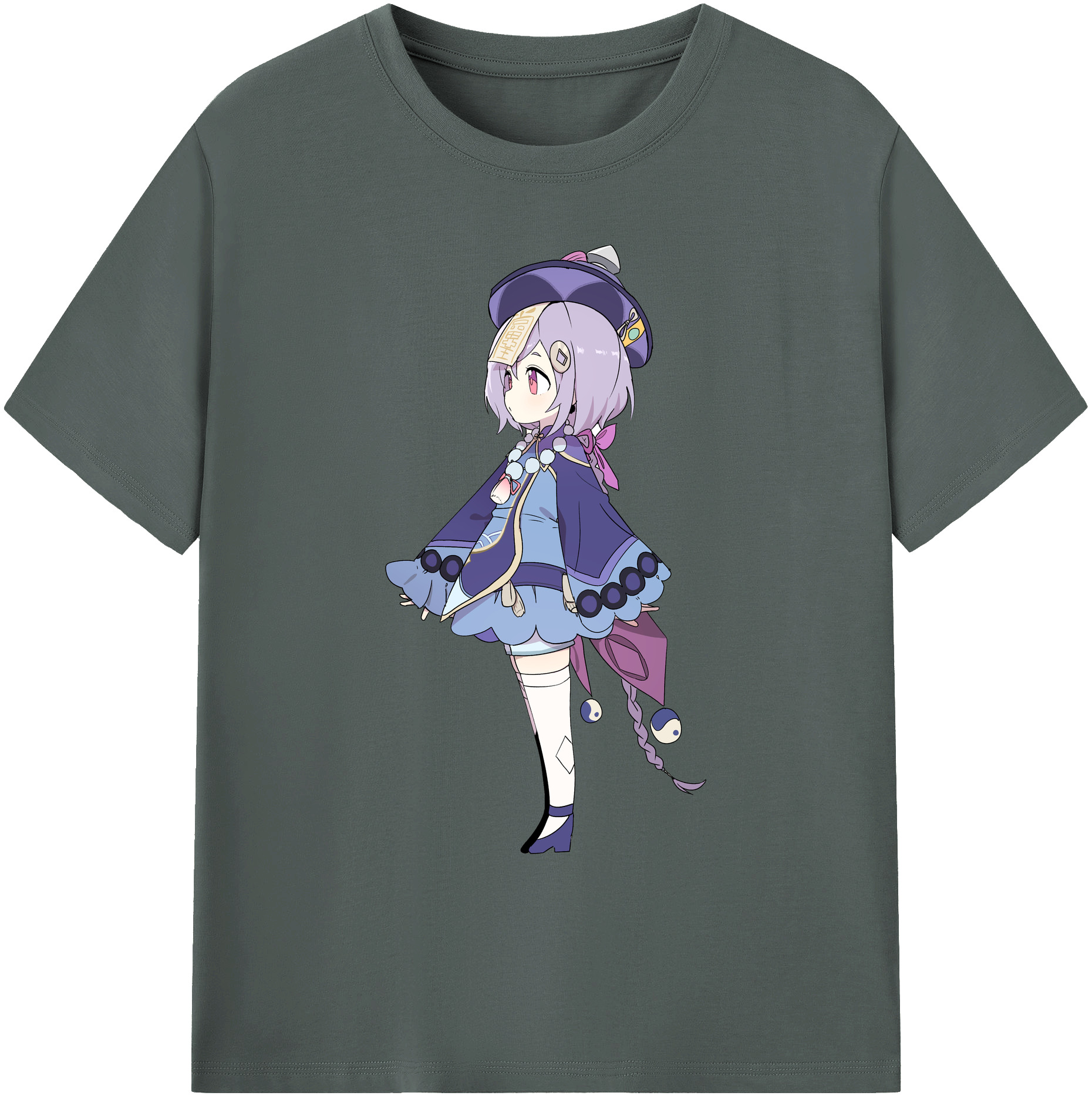 げんし神 七七 なな  genshin Nana 綿100％ メンズ半袖Tシャツ｜肌触りやわらか＆通気性